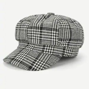 Plaid Paperboy Hat